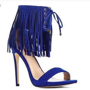 Cobalt blue stilettos